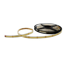 Wasserdichter COB LED Streifen IP68 warmweiß 3000K – 24 V, 9 W/m, CRI >90, 480 LED/m, 180°, 12,5 mm, 5 m Rolle