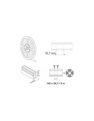 Mini Neon Flex LED Streifen 24V 2700K Extra Warmweiß – 4x8mm, IP67, 5m