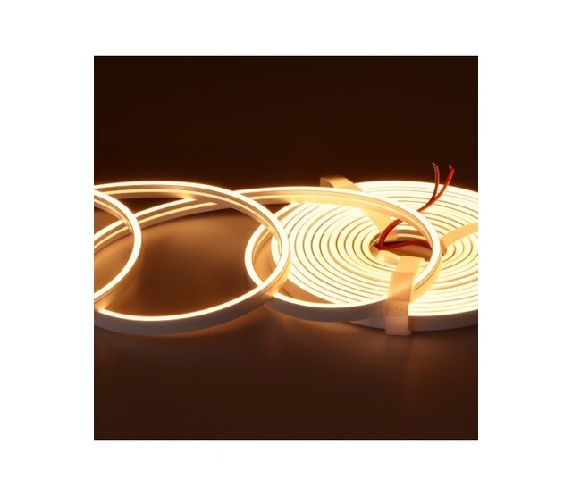 Mini Neon Flex LED Streifen 24V 3000K Warmweiß – 4x8mm, IP67, 5m