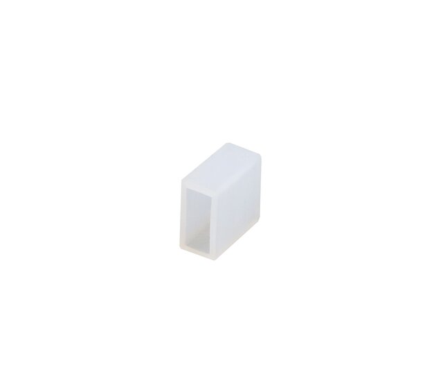 Endkappe für Mini Neon Flex LED Streifen 4x8mm – transparent, Silikon