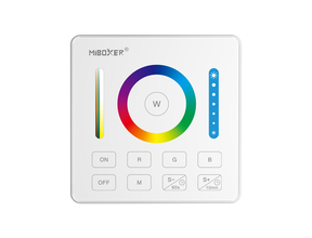 LED Wandschalter Funk Dimmer RGBCCT – Weiß | MiBoxer B0 für LED Streifen