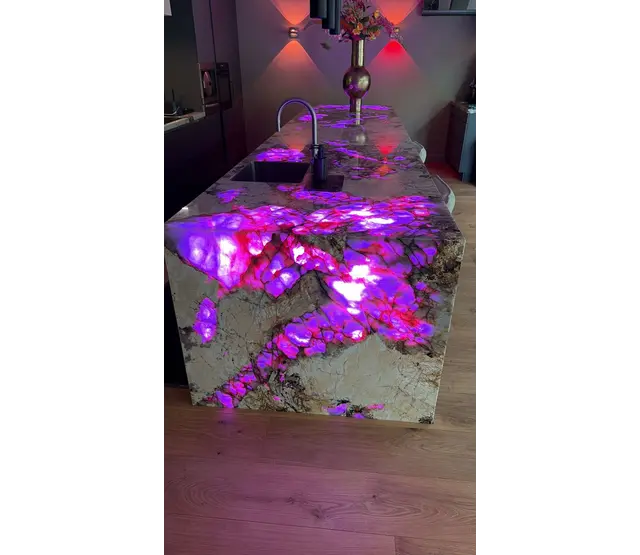 Flexibles LED-Sheet RGBCCT 24,5 x 49 cm – Farbe plus Weiß 3000–6500 K, 640 LEDs, 5500 lm, im Raster kürzbar, 24 V, IP20