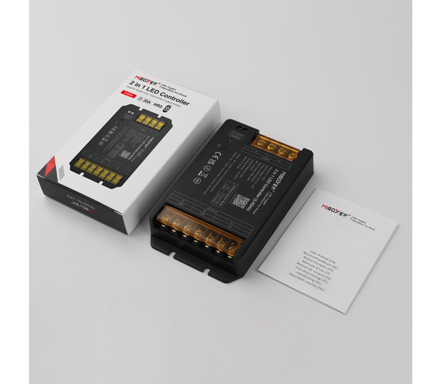 MiBoxer HR2 2-in-1 LED Controller 2,4 GHz – einfarbig und Dual White CCT, 12–48 V, 30 A