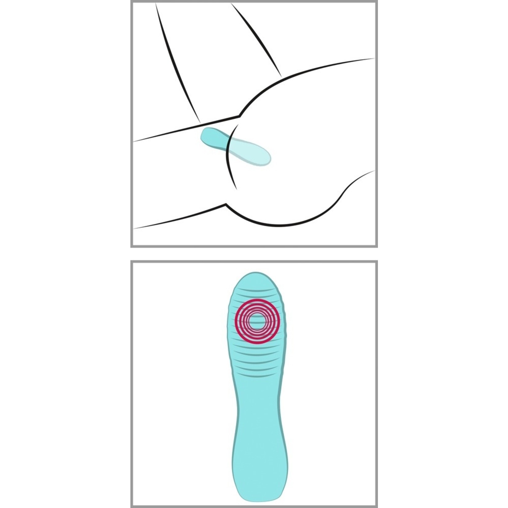 Cuties Cuties Mini Vibrator 3 Blue