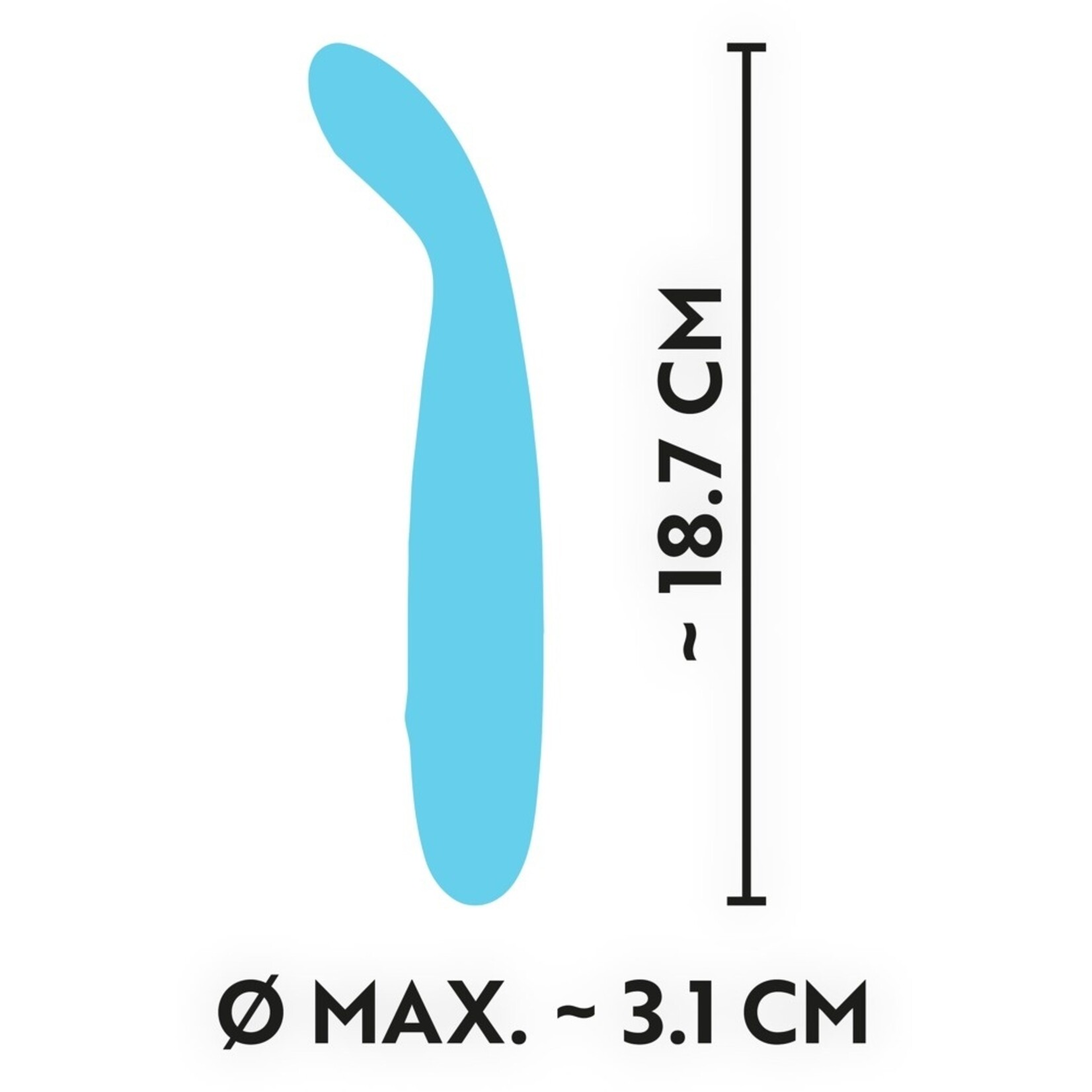 Cuties Cuties Mini Vibrator 2 Blue