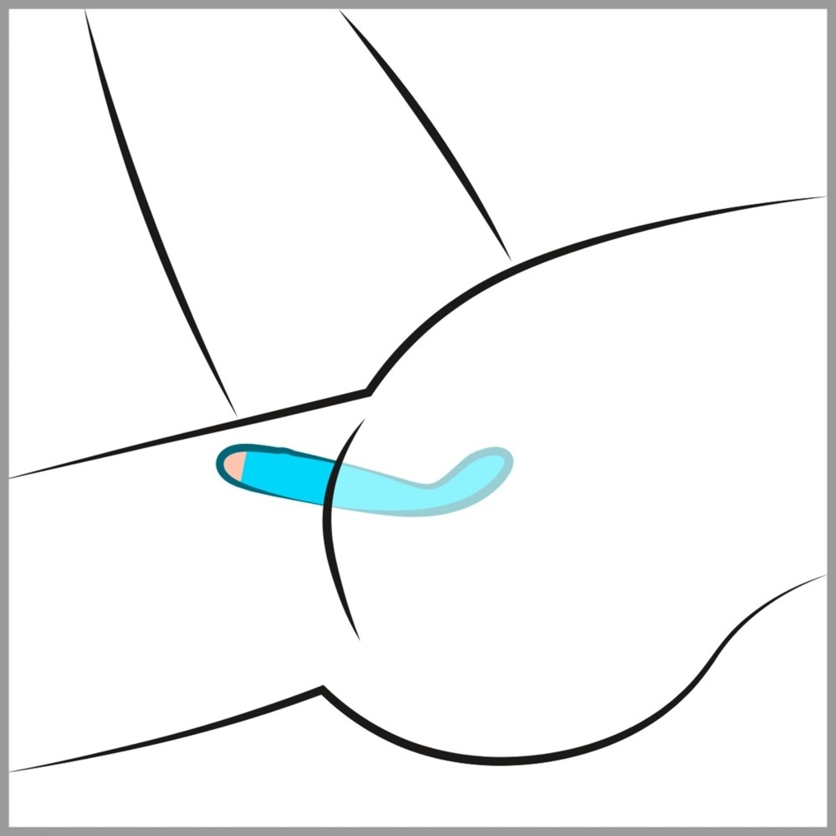 Cuties Cuties Mini Vibrator 2 Blue