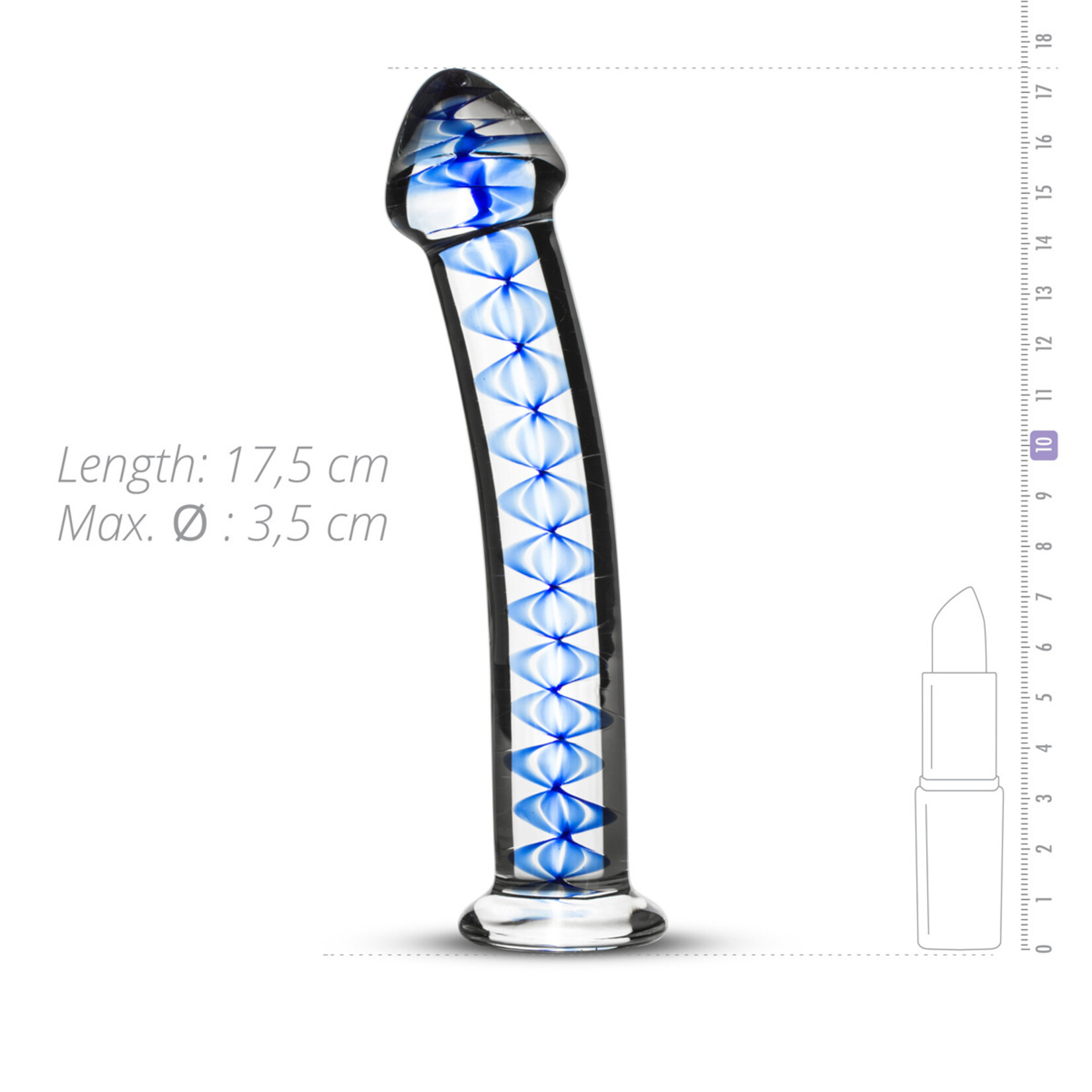 Gildo Dildo in vetro numero 4 di Gildo