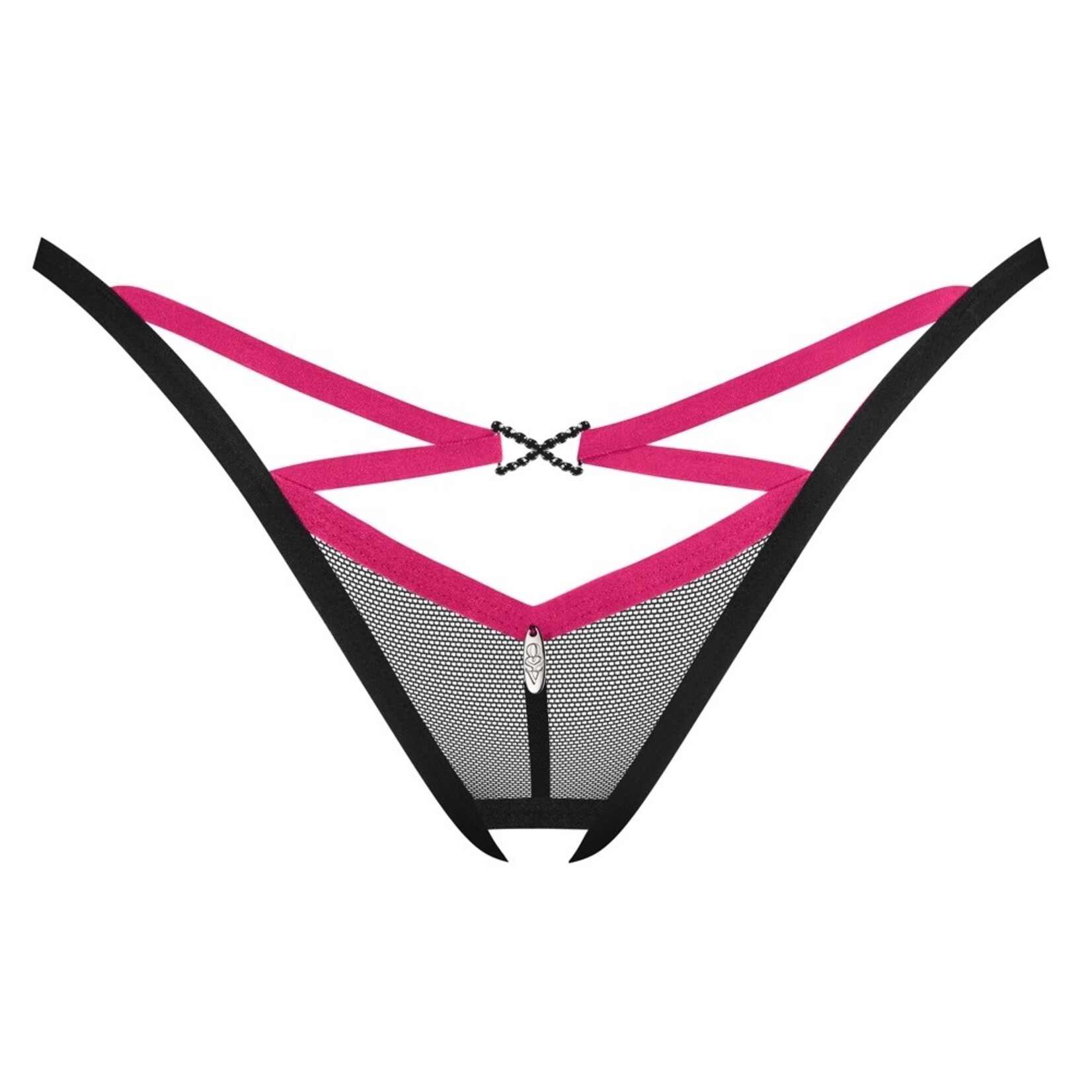 Obsessive Schwarz-transparenter Riostring ouvert Novenes
