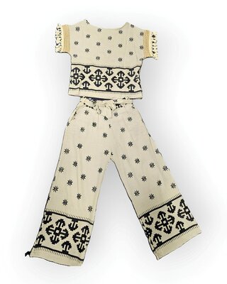 Dames Set - 2delig - Embroid - Linnen - Summer Trent