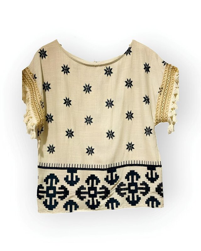 Dames Set - 2delig - Embroid - Linnen - Summer Trent