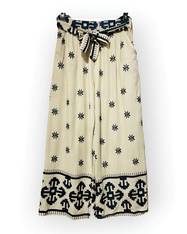 Dames Set - 2delig - Embroid - Linnen - Summer Trent