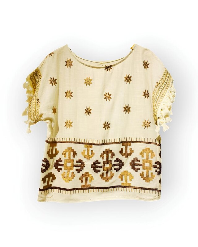 Dames Set - 2delig - Embroid - Linnen - Summer Trent