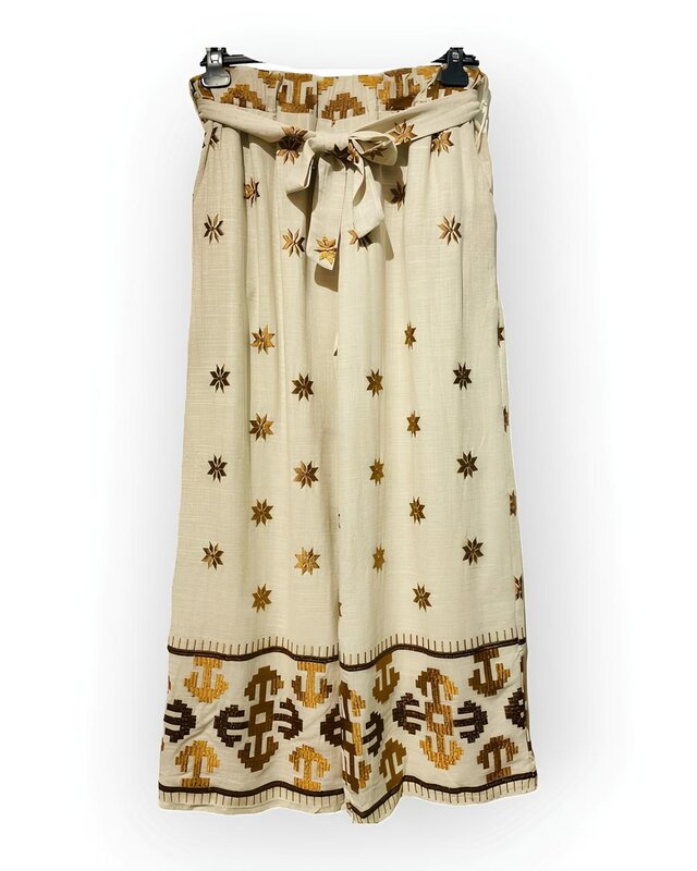 Dames Set - 2delig - Embroid - Linnen - Summer Trent