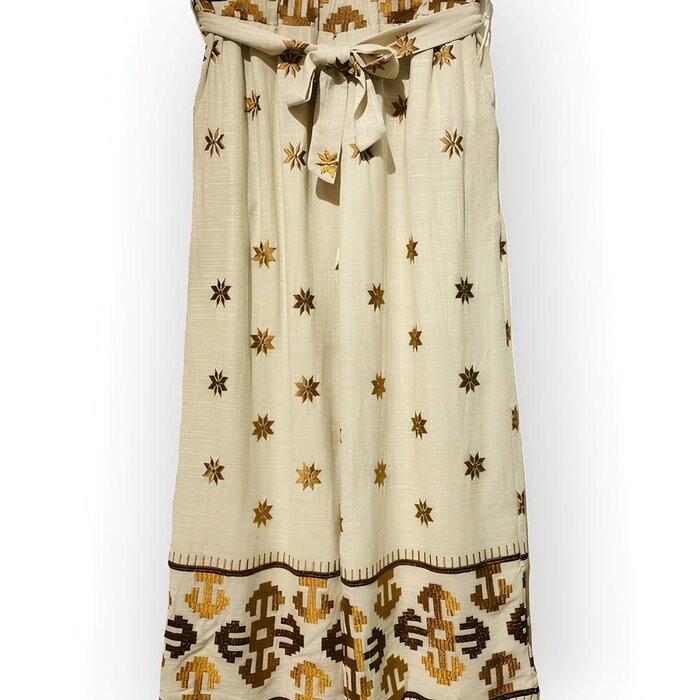 Dames Set - 2delig - Embroid - Linnen - Summer Trent