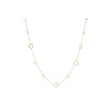 Dames - Lange Ketting - Open Hart Design - Goud