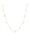 Dames - Lange Ketting - Open Hart Design - Goud