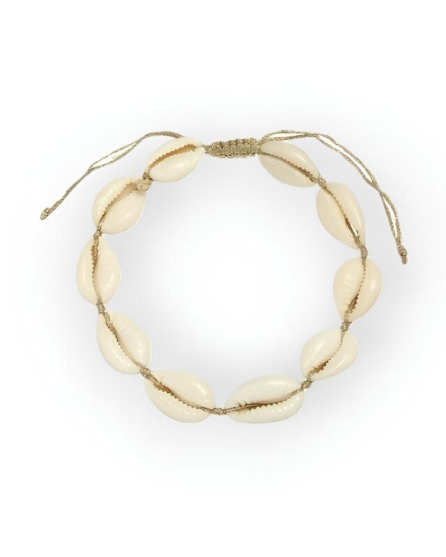 Dames Enkelband-Armband - Schelpen Design