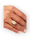 Dames Ring - Schelp - Goud - Fashion Design