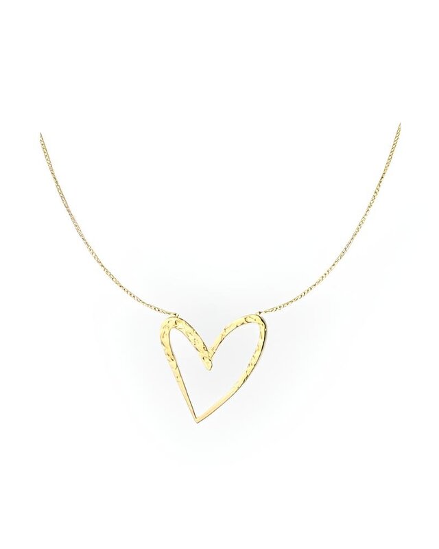 Dames - Ketting - Hart design - Goud - Fashion