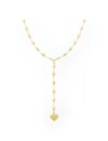 Dames Schakelketting -  Y-vorm - Hart - Design - Goud