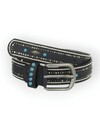 Dames Aqua Riem - stras &studs - westernlook - Leder - Zwart