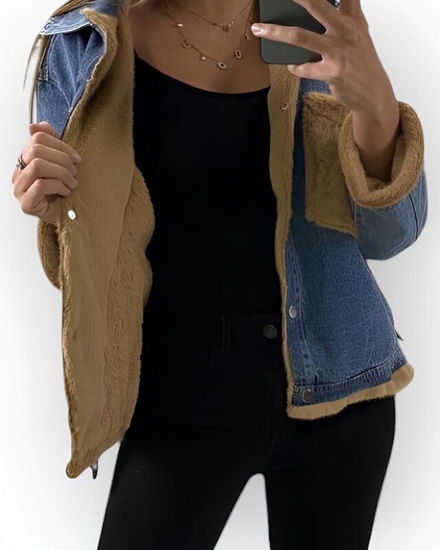 Dames - Moumoute - Spijker jack - Denim for all