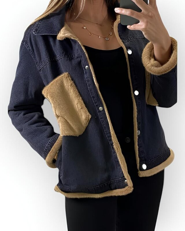 Dames - Moumoute - Spijker jack - Denim for all