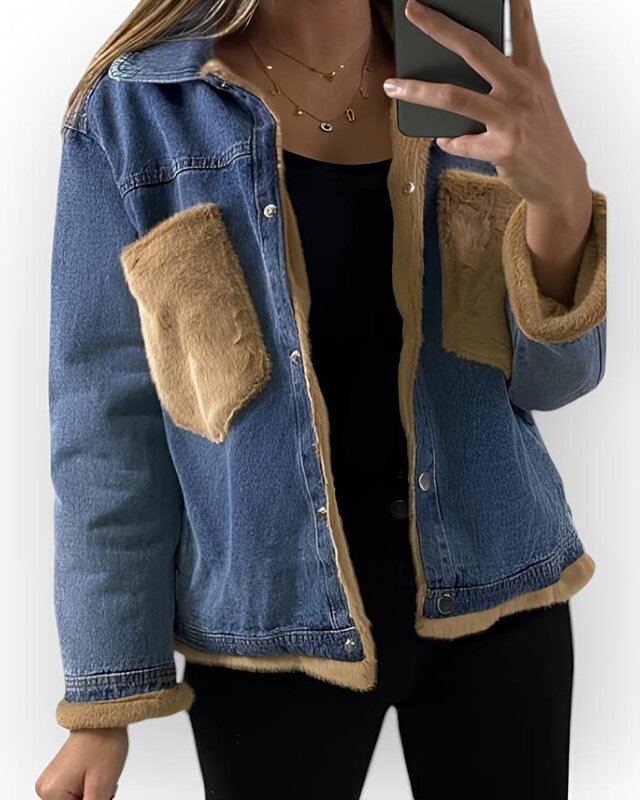 Dames - Moumoute - Spijker jack - Denim for all