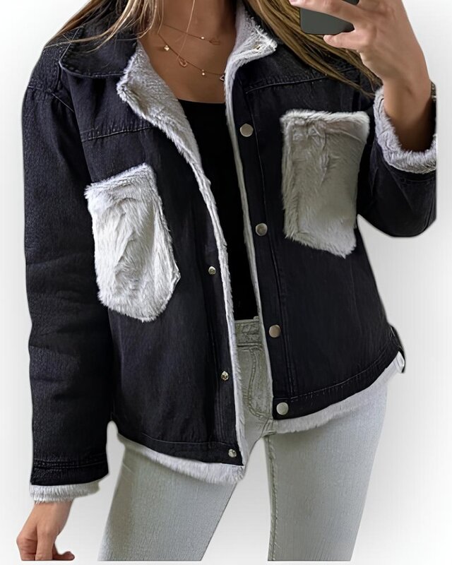 Dames - Moumoute - Spijker jack - Denim for all