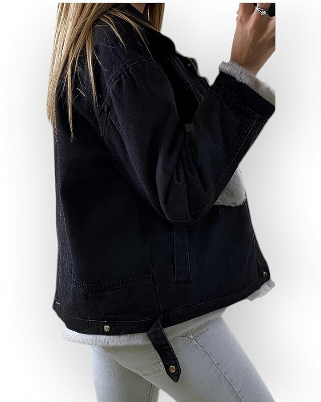 Dames - Moumoute - Spijker jack - Denim for all