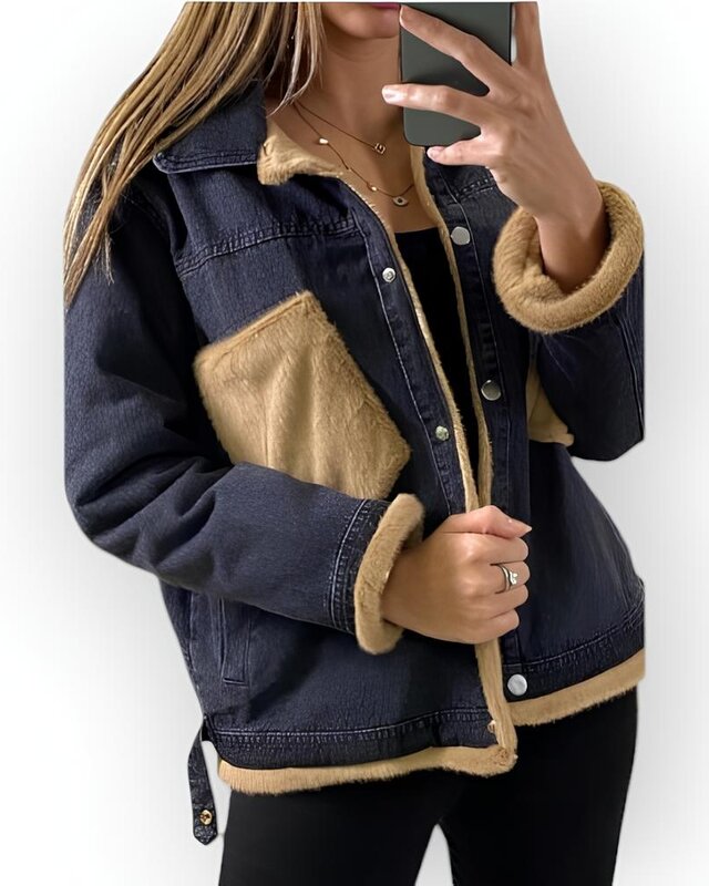 Dames - Moumoute - Spijker jack - Denim for all