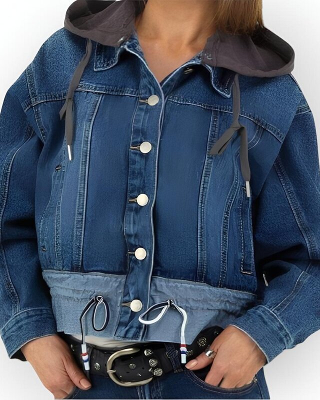 Denim Dames Jack - Grijze Capuchon - Spijker Fashion