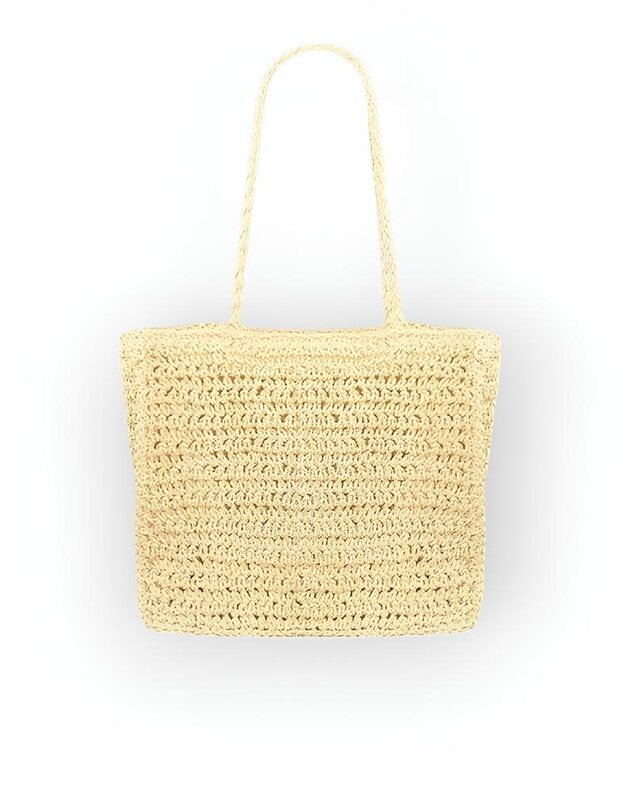 Dames duurzame - Schouder Tas -Bloemen Geweven