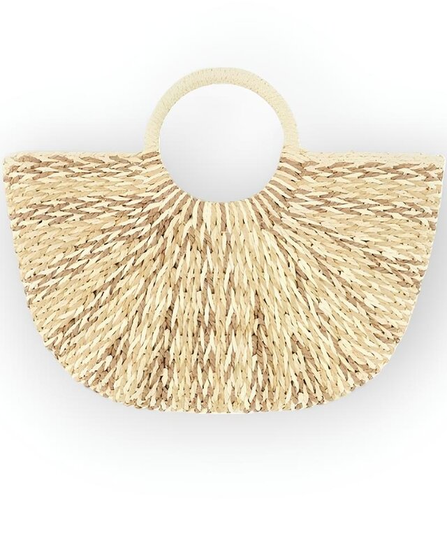 Dames Strand Tas - Schouder - Hand - Beige - Summervibes
