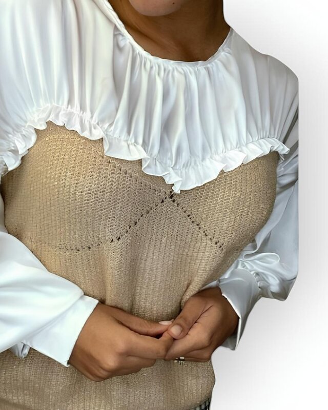 Dames Fashion Blouse-Trui - Satijn - Must have