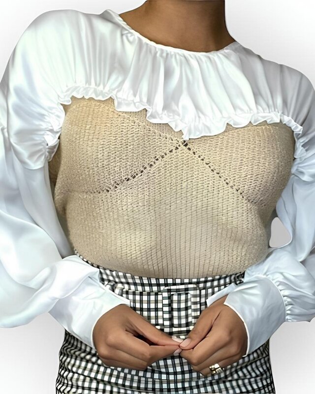 Dames Fashion Blouse-Trui - Satijn - Must have