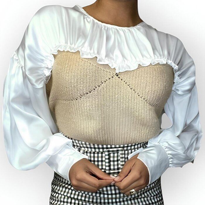 Blouse-Trui - Satijn - Must have