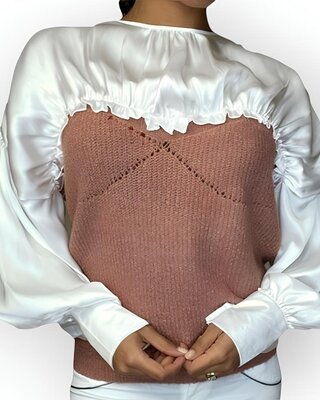 Dames Fashion  Blouse-Trui - Satijn - Must have