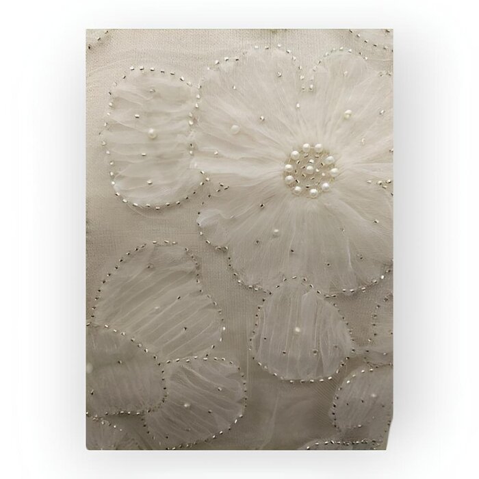 Trui - Tule- Bloemen -Kralen