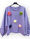 Dames Sweater - Gehaakte Bloemen - Summer Set