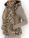 Stoere Bodywarmer - Dames - Luipaardprint