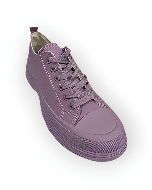 Dames Canvas Sneakers - Lila - Zomer