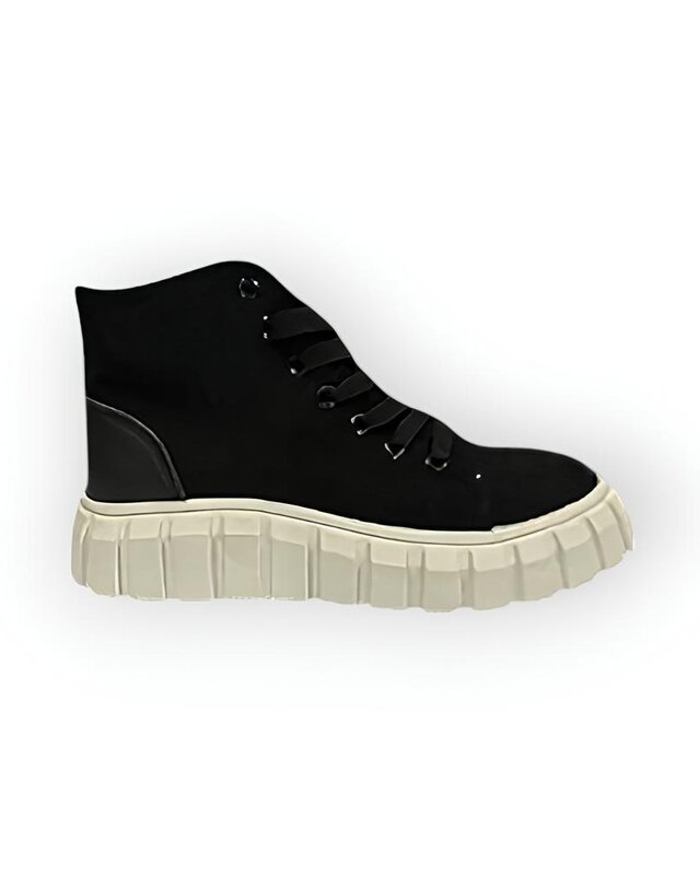 Dames Schoenen - Rekbare Sok - Sneakers - zwart