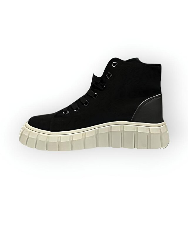 Dames Schoenen - Rekbare Sok - Sneakers - zwart