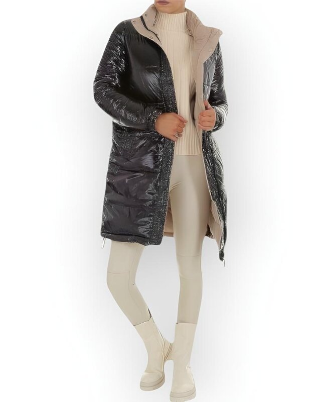 Dames Parka - Dubbelzijdig Ontwerp - Winter