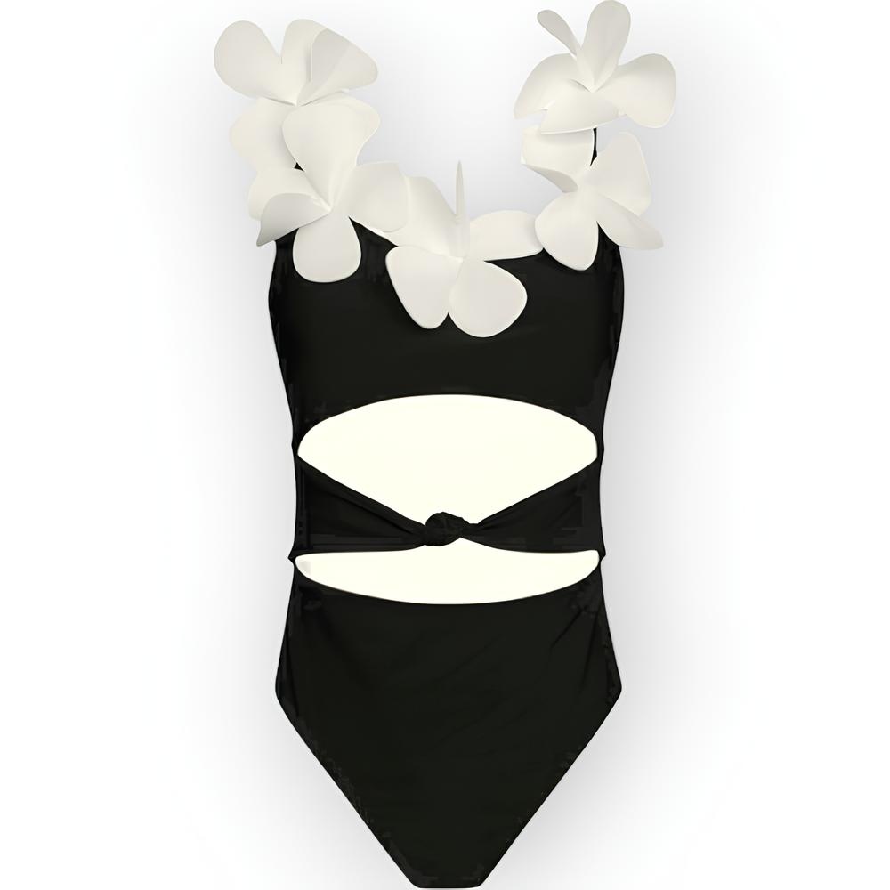 Badpak Design - Witte Bloemen - Chanel