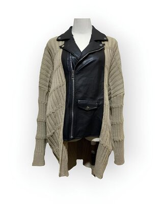 Vest - Oversized - Leder - Design - Dames Mode