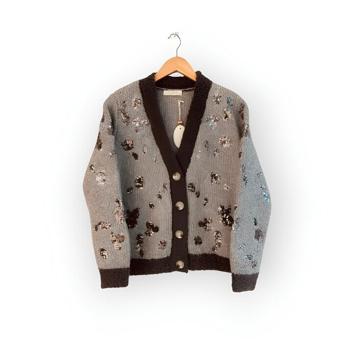 Vest - Borduursels - Pailletten