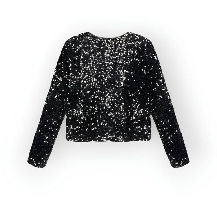 Dames Vest - Pailletten - strik - Glamour