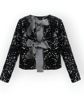 Dames Vest - Pailletten - strik - Glamour